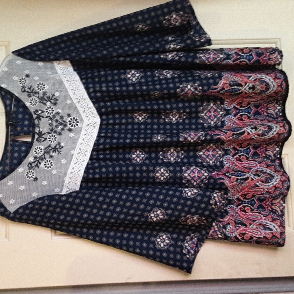 New Directions brand Bohemian style blouse sz. XL